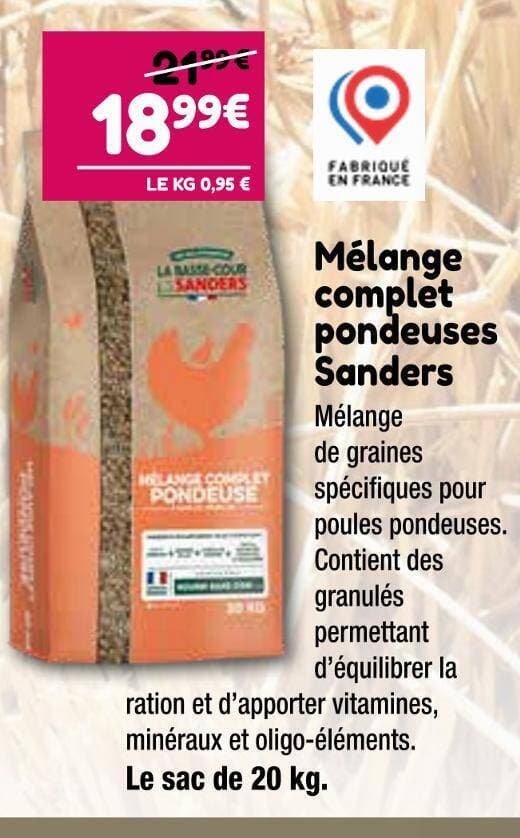 Sanders Mélange complet pondeuses