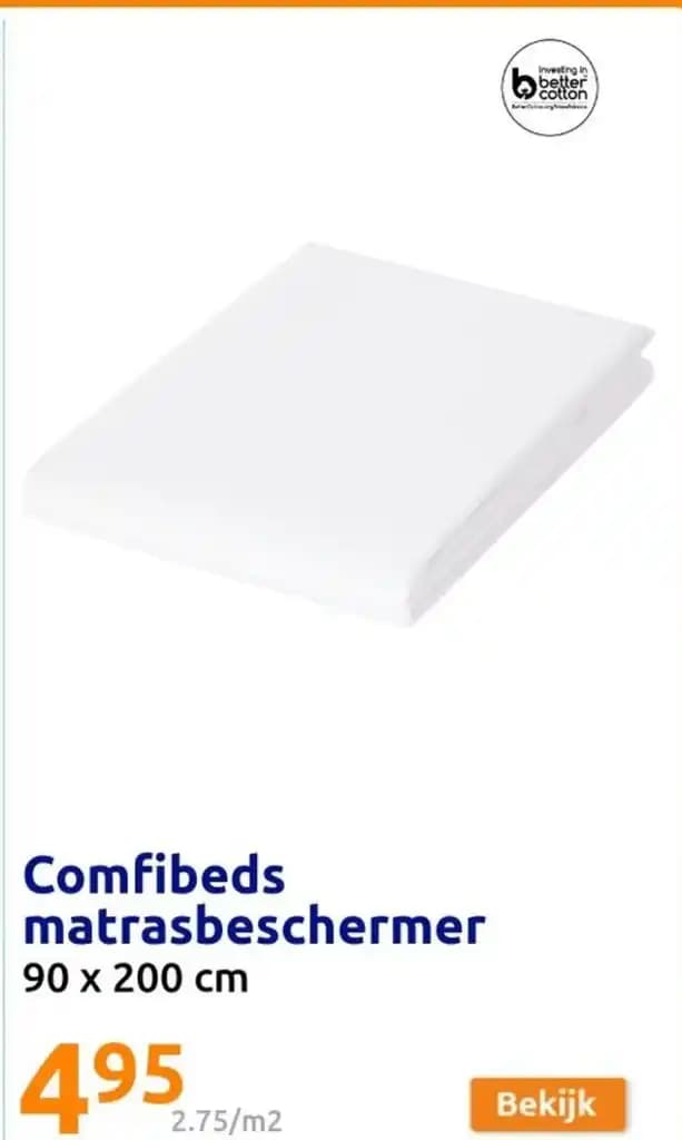 Comfibeds matrasbeschermer 90 x 200 cm