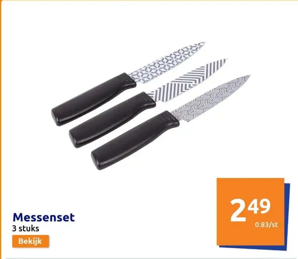 Messenset 3 stuks