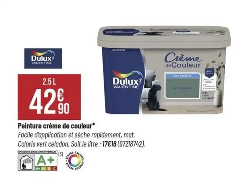 Peinture crème de couleur*