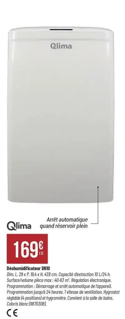 Déshumidificateur D610