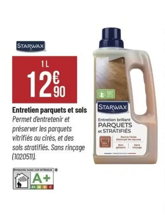 Entretien parquets et sols