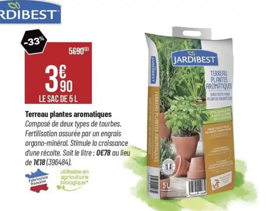 Terreau plantes aromatiques