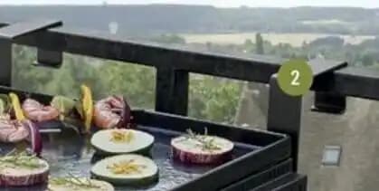 Support balcon pour plancha