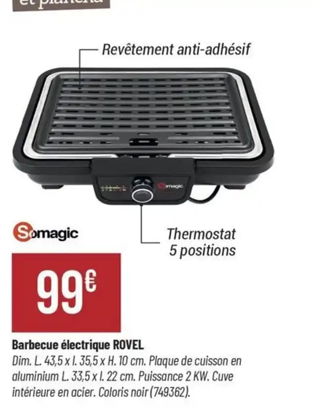Barbecue électrique ROVEL