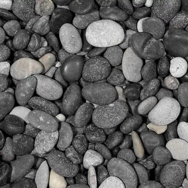 Pack 4,5 m² - Galet Calcaire Mix Noir 16-25 mm (15 sacs = 300kg)