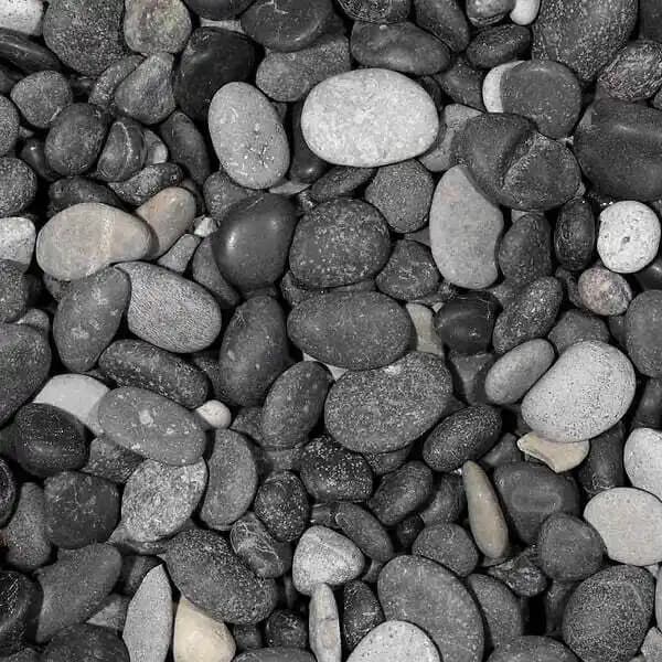Pack 1,5 m² - Galet Calcaire Mix Noir 16-25 mm (5 sacs = 100kg)