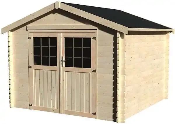 Abri de jardin - Bois de sapin traité Valodeal - 34mm