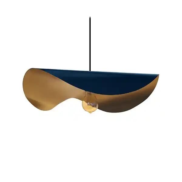 Suspension TOSEL GRANDE MADAME métal bleu D 50 x H 65 cm