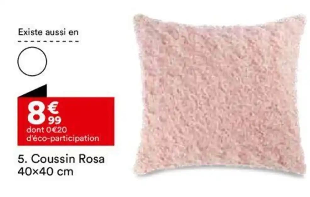 Coussin Rosa 40x40 cm