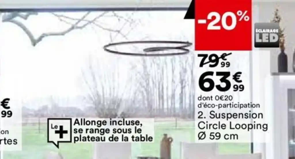 Suspension Circle Looping Ø 59 cm