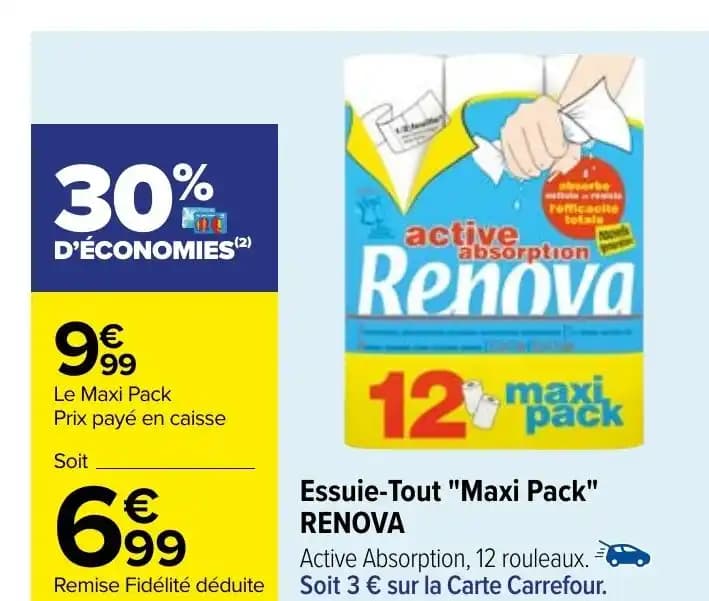 Essuie-Tout "Maxi Pack" RENOVA