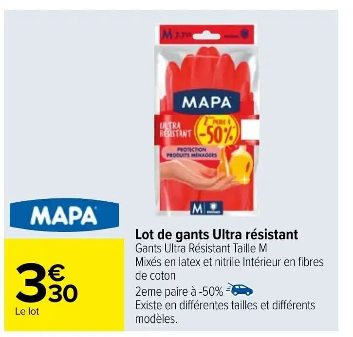 Lot de gants Ultra résistant