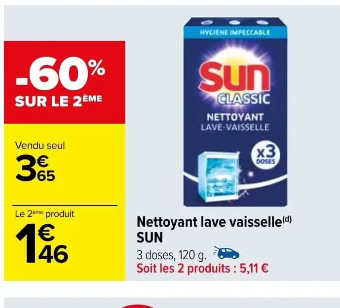 Nettoyant lave vaisselle(d) SUN