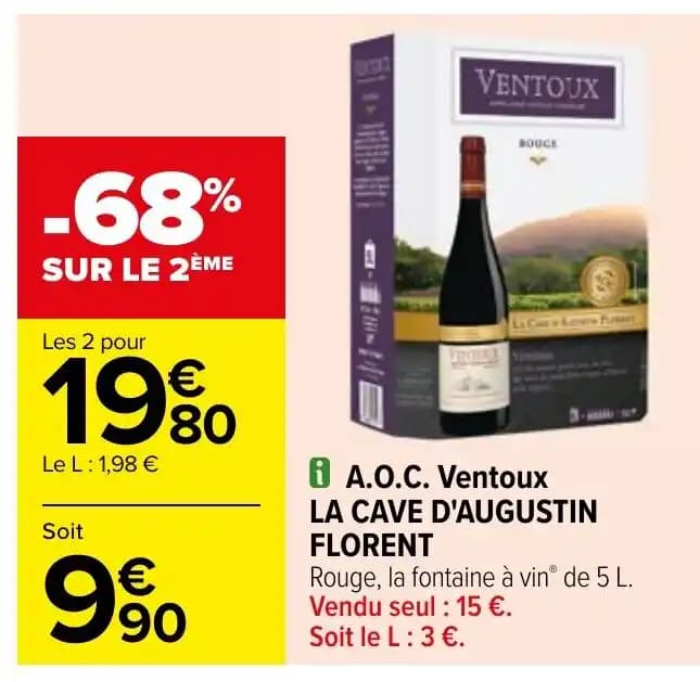 LA CAVE D'AUGUSTIN FLORENT A.O.C. Ventoux