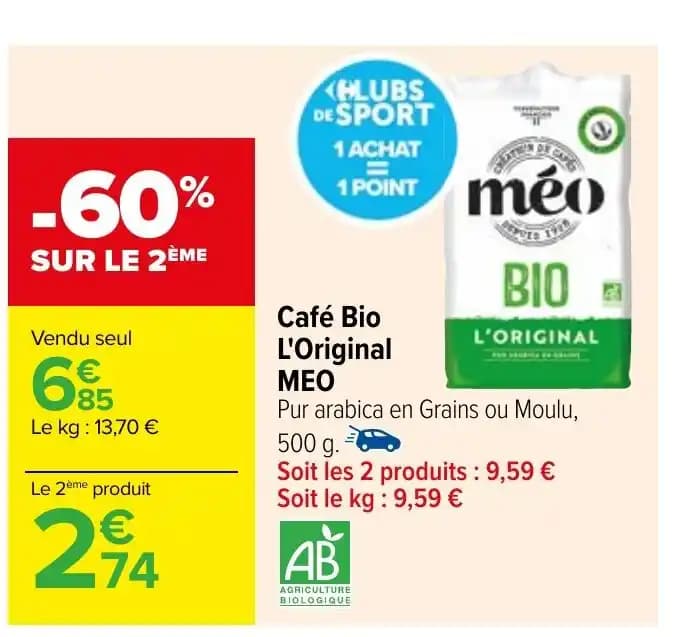 Café Bio L'Original MEO