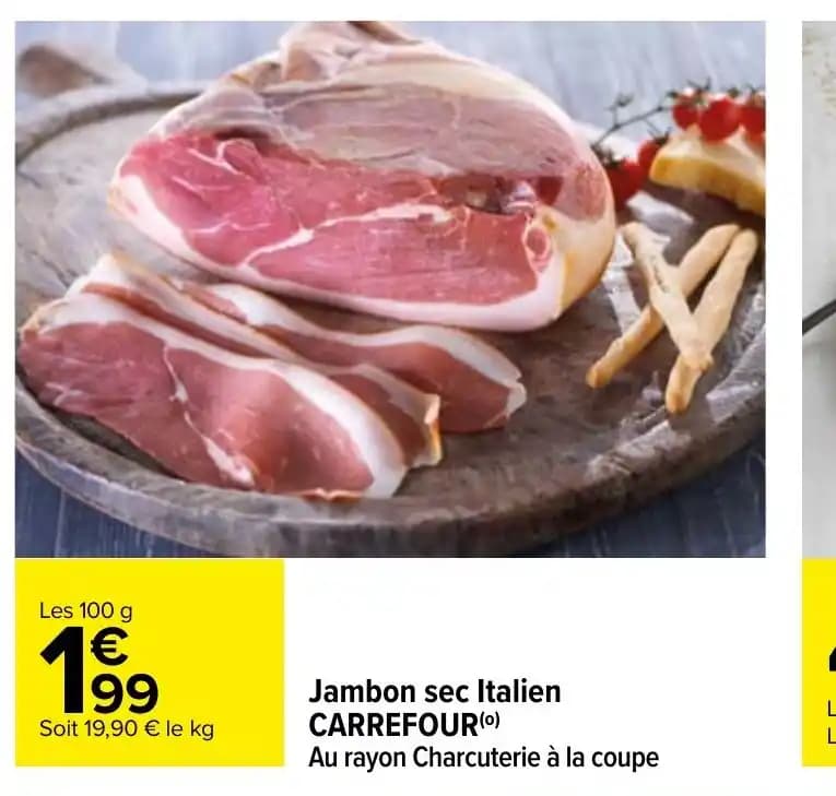 Jambon sec Italien CARREFOUR (⁰)
