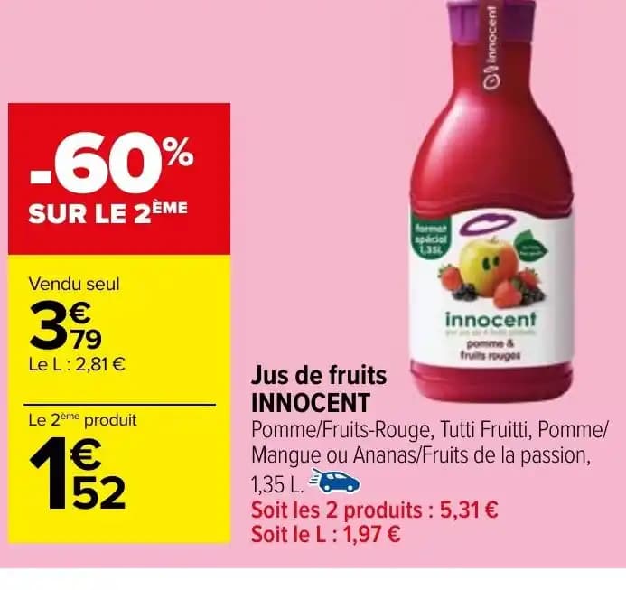 Jus de fruits INNOCENT