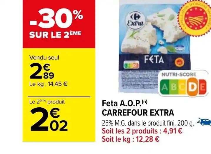 Feta A.O.P.(n) CARREFOUR EXTRA