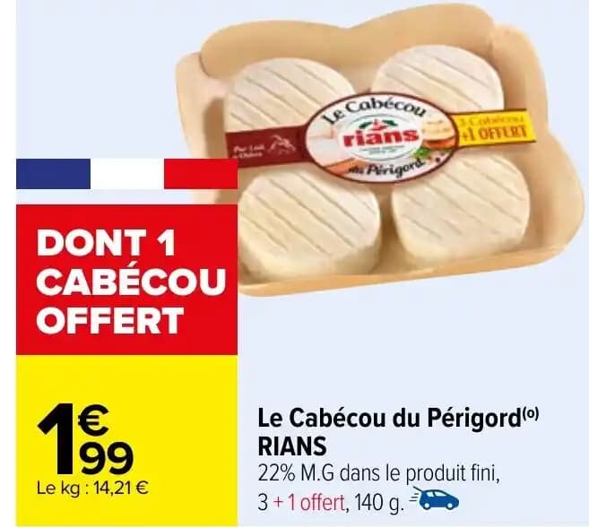 Le Cabécou du Périgord (⁰) RIANS