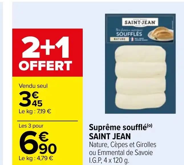 Suprême soufflé SAINT JEAN