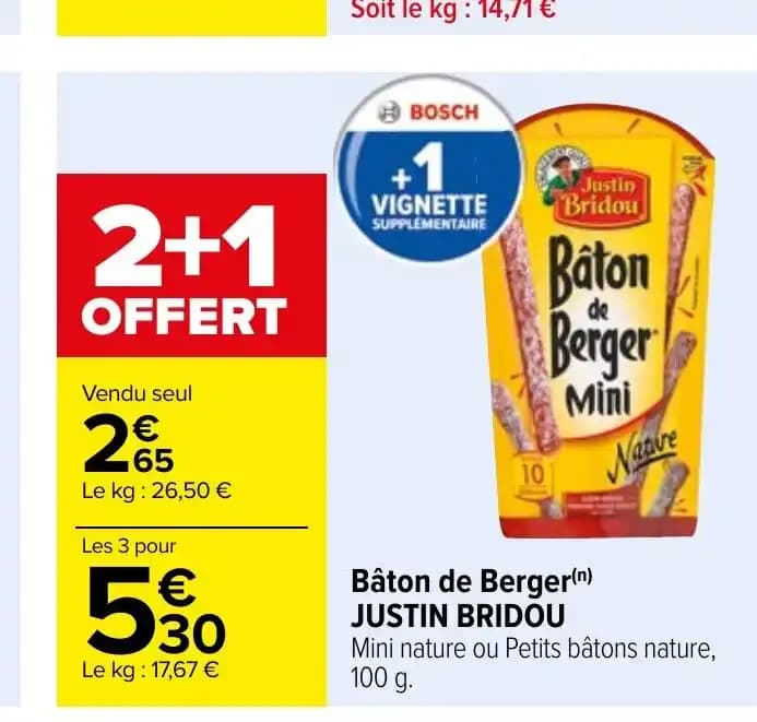 Bâton de Berger Justin Bridou