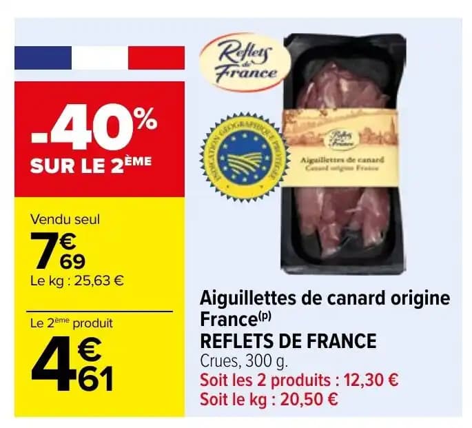 Aiguillettes de canard origine France (P)