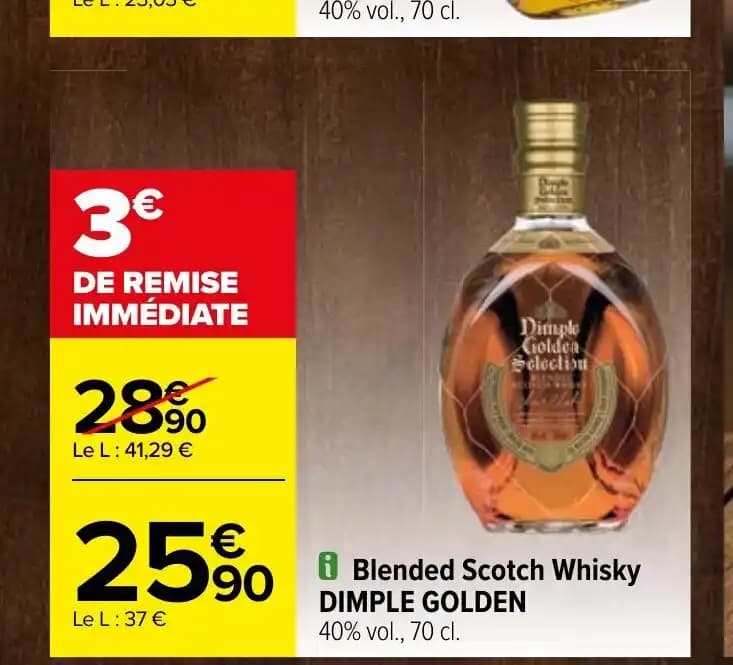 i Blended Scotch Whisky DIMPLE GOLDEN