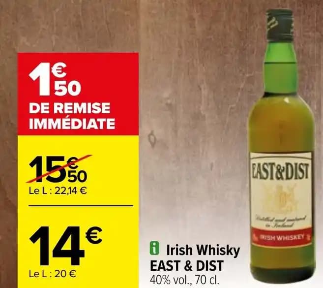 Irish Whisky EAST & DIST