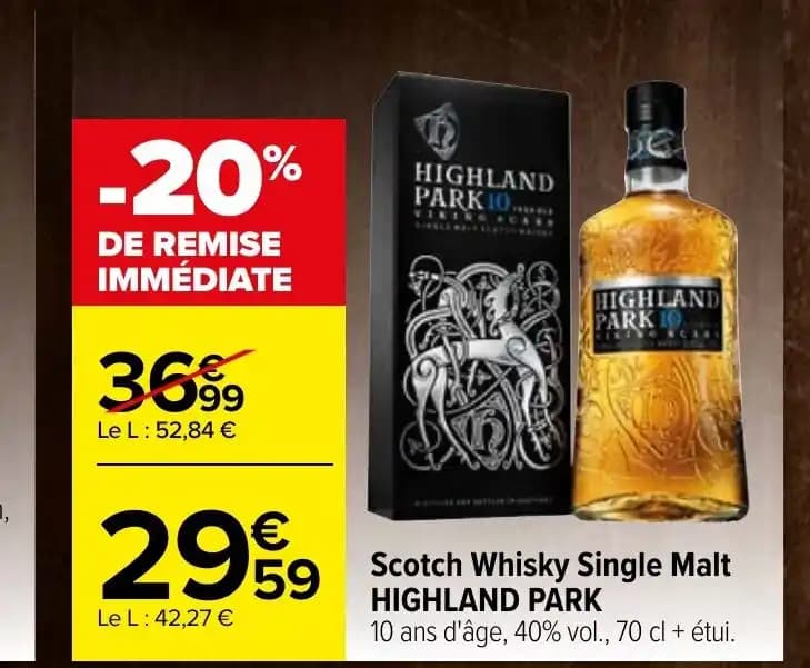 Scotch Whisky Single Malt HIGHLAND PARK