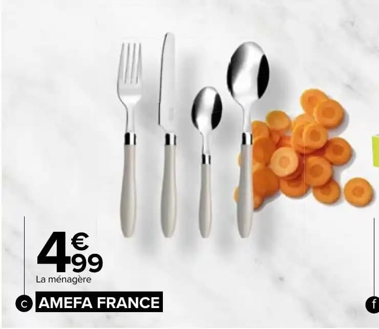 Ménagère tube reglisse 16 pieces taupe