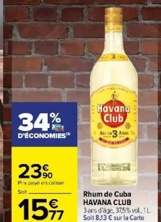 Rhum de Cuba HAVANA CLUB