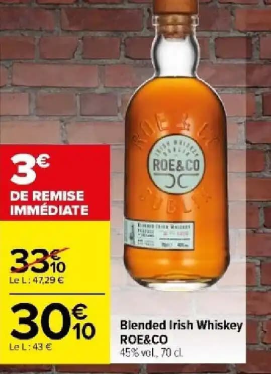 Blended Irish Whiskey ROE&CO