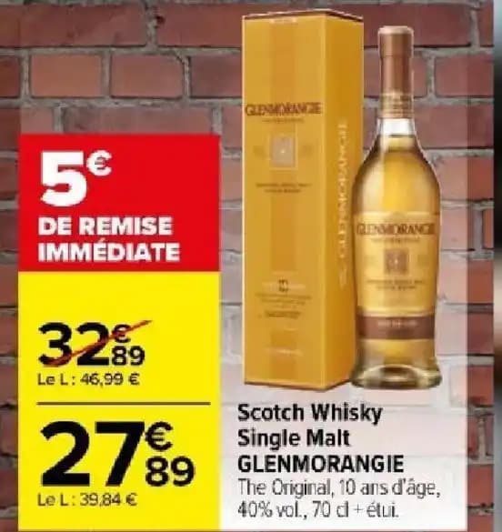 Scotch Whisky Single Malt GLENMORANGIE