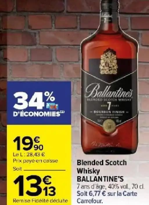 Blended Scotch Whisky BALLANTINE'S