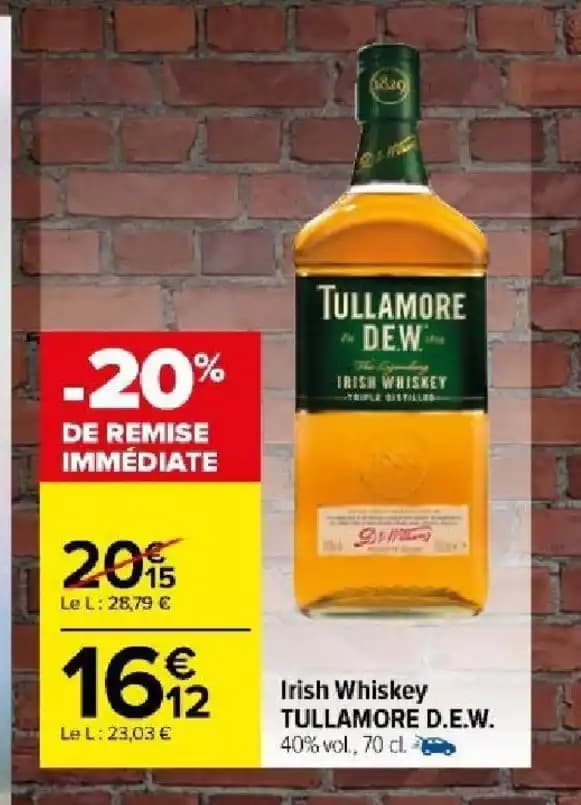 Irish Whiskey TULLAMORE D.E.W.