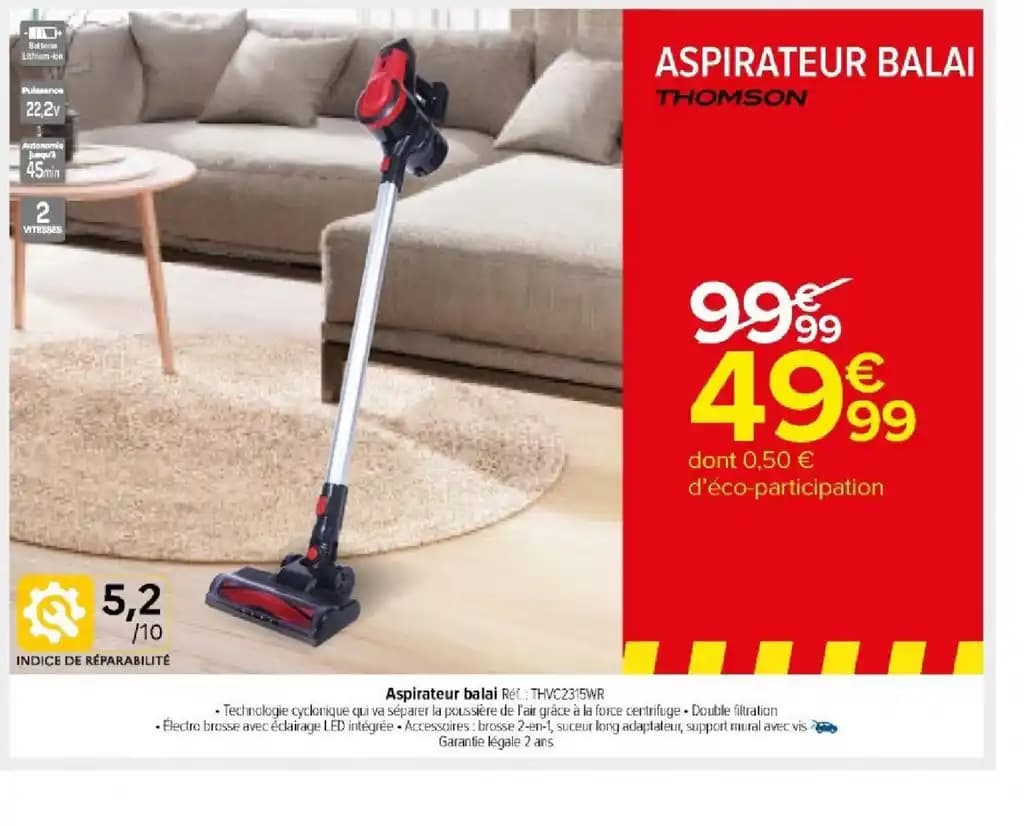 ASPIRATEUR BALAI