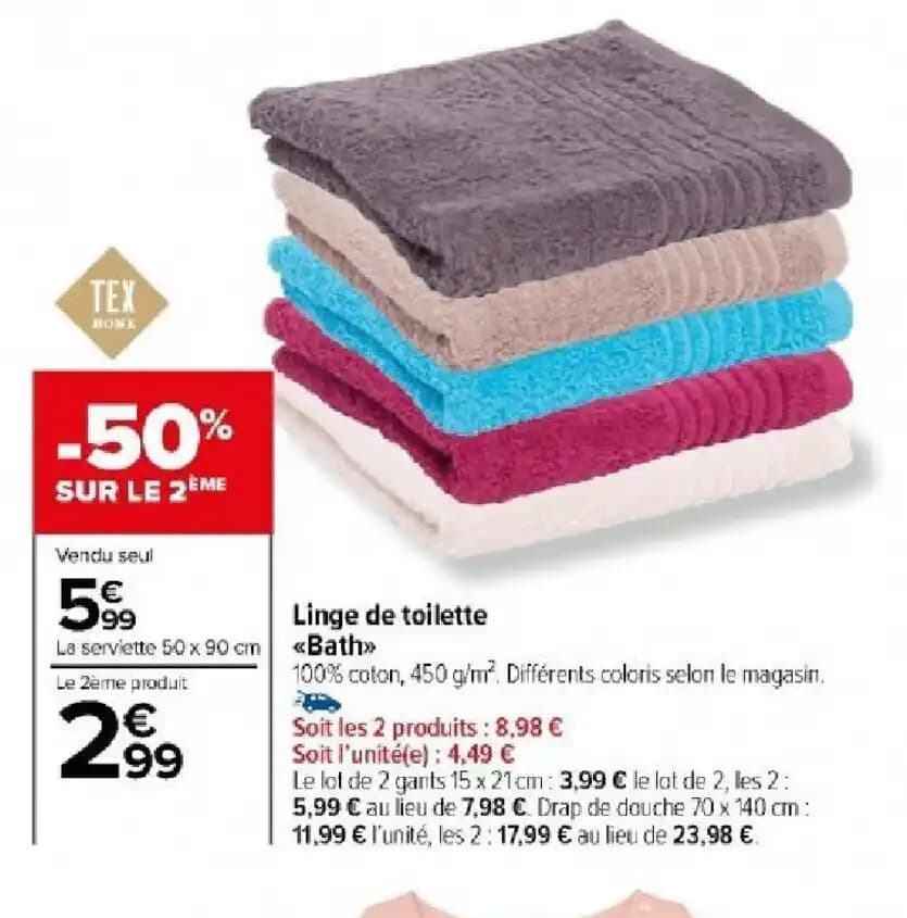 Linge de toilette