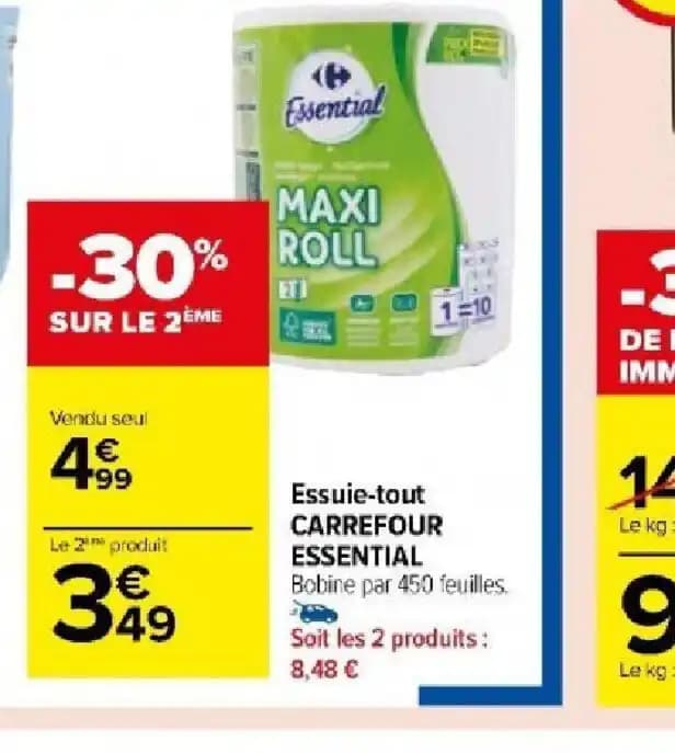 Essuie-tout CARREFOUR ESSENTIAL