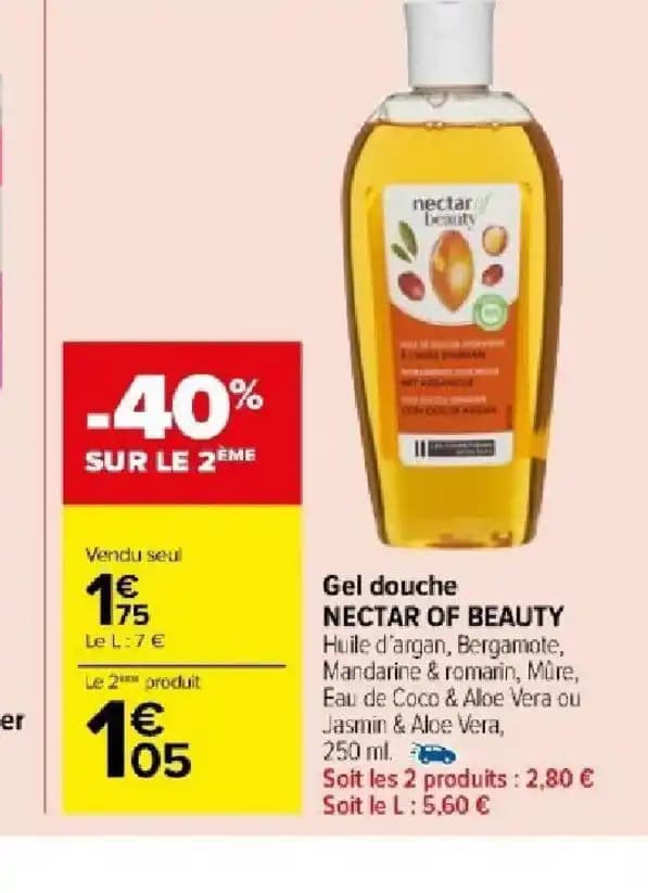 Gel douche NECTAR OF BEAUTY