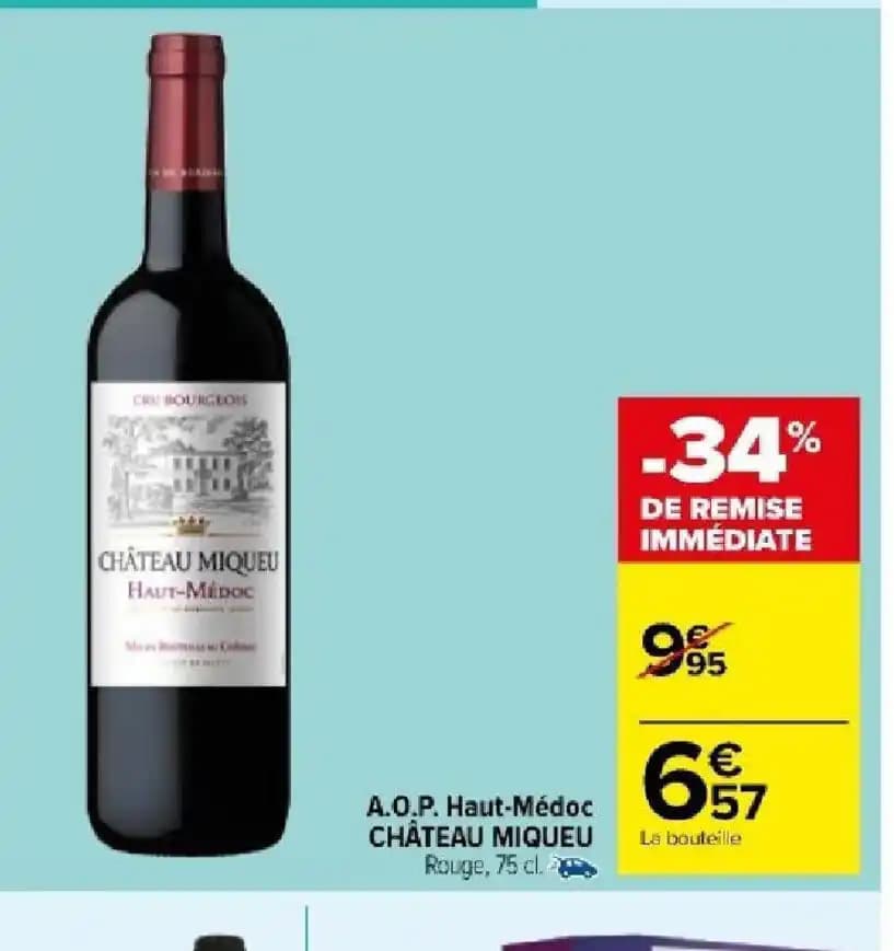 A.O.P. Haut-Médoc CHÂTEAU MIQUEU