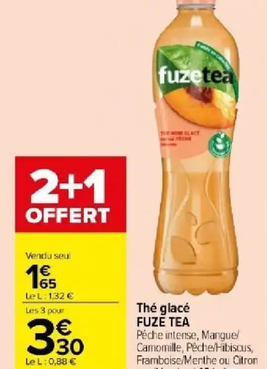Thé glacé FUZE TEA
