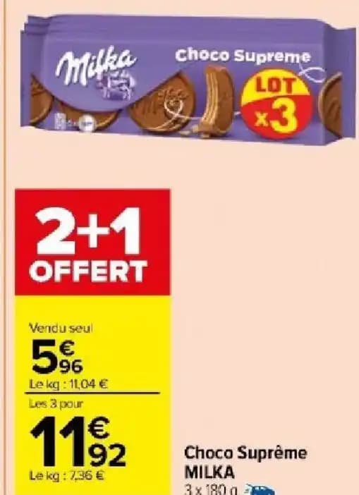 Choco Suprême MILKA