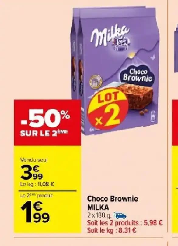 Choco Brownie MILKA