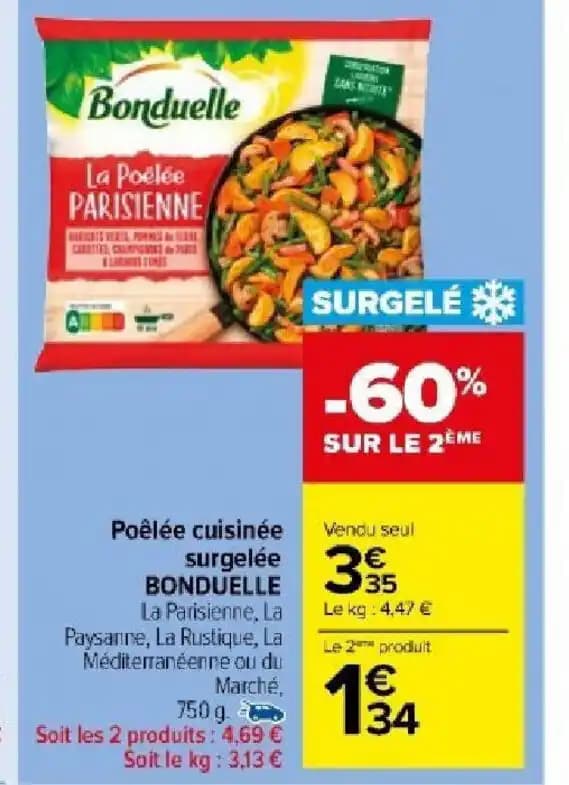Poêlée cuisinée