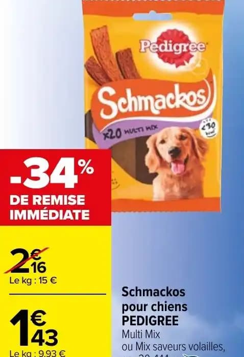 Schmackos pour chiens PEDIGREE