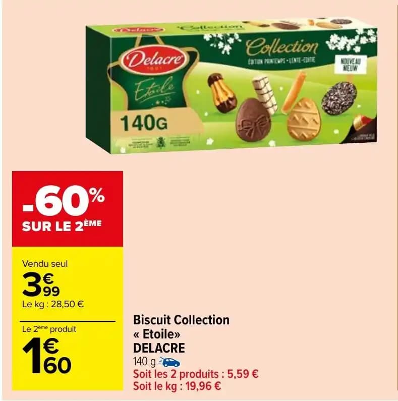 Biscuit Collection << Etoile»> DELACRE