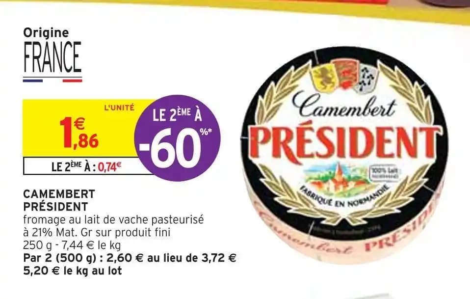 PRÉSIDENT CAMEMBERT