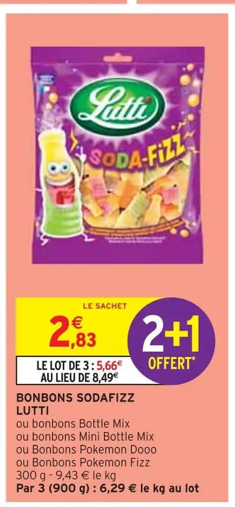 LUTTI BONBONS SODAFIZZ