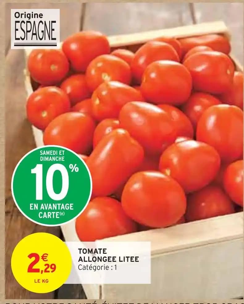 TOMATE ALLONGEE LITEE